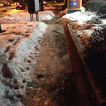 Snow on Pathway (old) at 807–811 Mc Kenzie Dr SE