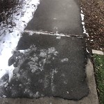 Sidewalk or Curb - Repair at 129 10 Av NW