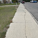 Sidewalk or Curb - Repair at 525 Mahogany Bv SE