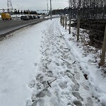 Snow On City-maintained Pathway or Sidewalk-WAM at 1199 85 St SW