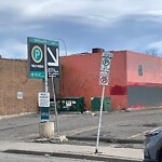 Sign on Street, Lane, Sidewalk - Repair or Replace at 112 15 Av NW