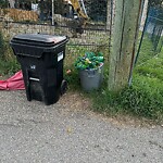 Debris on Backlane at 2710 25 Av SW