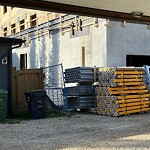 Debris on Backlane at 1940 33 Av SW