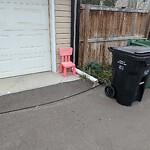 Debris on Backlane at 450 Walden Dr SE