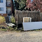 Debris on Backlane at 934 5 A St NW