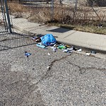 Debris on Street, Sidewalk, Boulevard at 1200 26 St SW