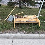 Debris on Street, Sidewalk, Boulevard at 1520 Meridian Rd NE