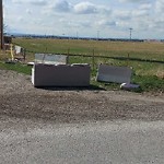 Debris on Street, Sidewalk, Boulevard at 9799 68 St NE