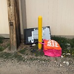 Debris on Backlane(OLD) at 3801 17 Av SE