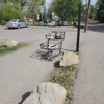 Debris on Backlane(OLD) at 705 1 St NE