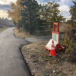 Debris on Street, Sidewalk, Boulevard at 2224 Deerfoot Tr SE