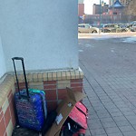 Debris on Street, Sidewalk, Boulevard at 342 2 Av SW