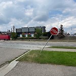 Sign on Street, Lane, Sidewalk - Repair or Replace at 8107 Beddington Bv NW