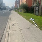 Sign on Street, Lane, Sidewalk - Repair or Replace at 1301 4 St SW