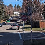 Sign on Street, Lane, Sidewalk - Repair or Replace at 6 Confederation Villas Nw, Calgary, Ab T2 L 2 K9, Canada