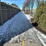 Snow On City-maintained Pathway or Sidewalk-WAM (OLD SR) at 55 Mahogany Ga SE