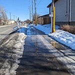 Snow On City-maintained Pathway or Sidewalk-WAM (OLD SR) at 1517 19 St NW