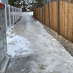 Snow On City-maintained Pathway or Sidewalk-WAM (OLD SR) at 108 Millpark Rd SW