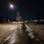 Snow On City-maintained Pathway or Sidewalk-WAM (OLD SR) at 920 Panamount Bv NW