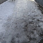 Snow On City-maintained Pathway or Sidewalk-WAM (OLD SR) at 98 Royal Birkdale Cr NW