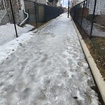 Snow On City-maintained Pathway or Sidewalk-WAM (OLD SR) at 166 Cougarstone Ci SW