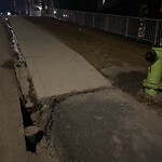 On-Street Bike Lane - Repair at 711 5 St NE