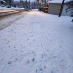 Snow On City-maintained Pathway or Sidewalk-WAM (OLD SR) at 7 Cumberland Dr NW