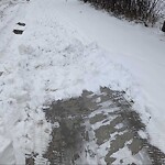 Snow On City-maintained Pathway or Sidewalk-WAM (OLD SR) at 9041 21 St SE