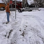 Snow On City-maintained Pathway or Sidewalk-WAM (OLD SR) at 1817 14 A St SW