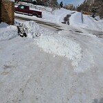 Snow On City-maintained Pathway or Sidewalk-WAM (OLD SR) at 247 Coach Side Rd SW