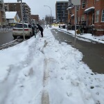 Snow On City-maintained Pathway or Sidewalk-WAM (OLD SR) at 1405 2 St SW