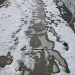 Snow On City-maintained Pathway or Sidewalk-WAM (OLD SR) at 5342 128 Av NE