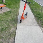 E-Scooter  - Abandoned / Parking Concerns at 748 5 St NW