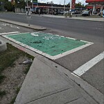 On-Street Bike Lane - Repair at 628 1 Av NE