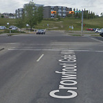 Sign on Street, Lane, Sidewalk - Request for New at Wb John Laurie Bv @ 100 Crowfoot Ga NW