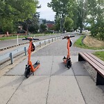 E-Scooter  - Abandoned / Parking Concerns at 544 Crescent Rd NW