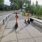 E-Scooter  - Abandoned / Parking Concerns at 544 Crescent Rd NW