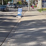 Debris on Street, Sidewalk, Boulevard at 320 12 Av SW