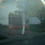 Debris on Street, Sidewalk, Boulevard at 2204 37 St SW