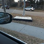 Debris on Street, Sidewalk, Boulevard at 4304 Brisebois Dr NW