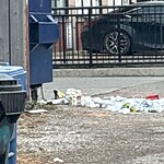 Debris on Backlane at 216 6 A St NE