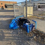 Debris on Backlane at 1727 37 St SE