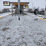 Snow On City - Maintained Sidewalk at 3700 Whitehorn Dr NE