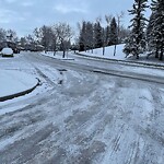 Snow On City Road at 33 Hawkside Rd NW