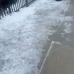 Snow On City - Maintained Sidewalk at 8222 Crowchild Tr NW