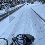 Snow On City Road at 2104 52 St NW