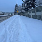 Snow On City - Maintained Sidewalk at 1400 24 St SW