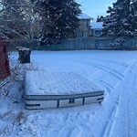 Debris on Backlane at 579 Macewan Dr NW