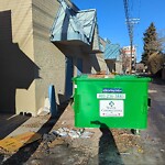 Debris on Backlane at 816 Centre St NE