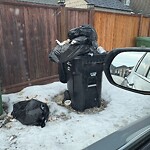 Debris on Backlane at 60 Legacy Glen St SE